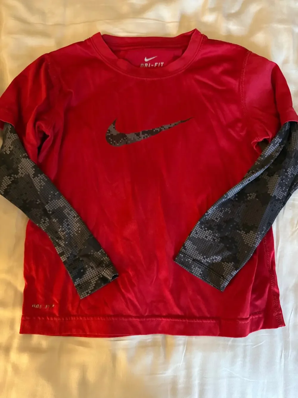 Nike red shirt size 7